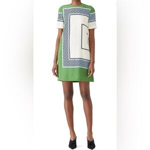 Tory Burch Mallory silk dress.
